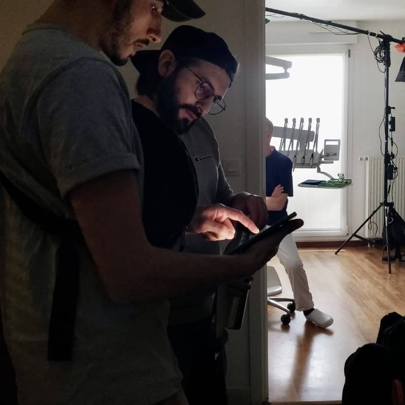 Équipe de tournage sur la publicité Grenke - Studio Centurion
