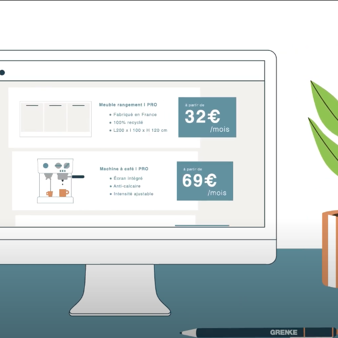 Grenke vidéo motion design