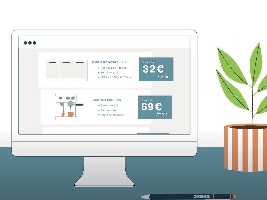 Grenke vidéo motion design